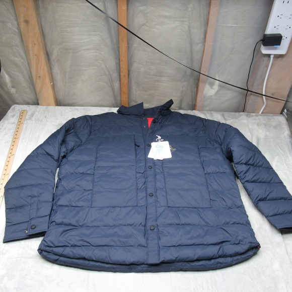 Obermeyer Explorer Down Jacket Mens XXL Blue 600 Fill Insulated Puffer $299 NEW